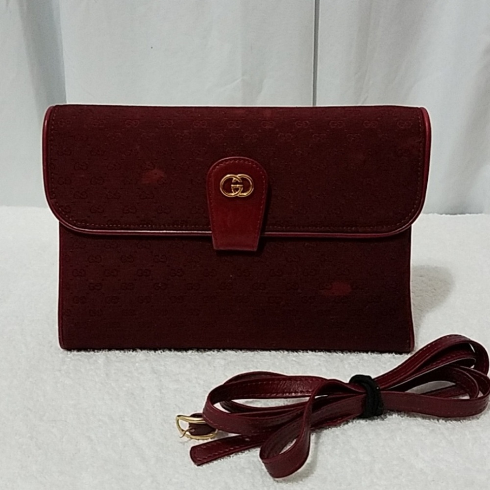 Authentic Vintage Gucci shoulder Bag & Clutch